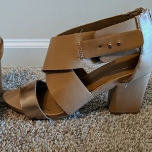 nude platform heels